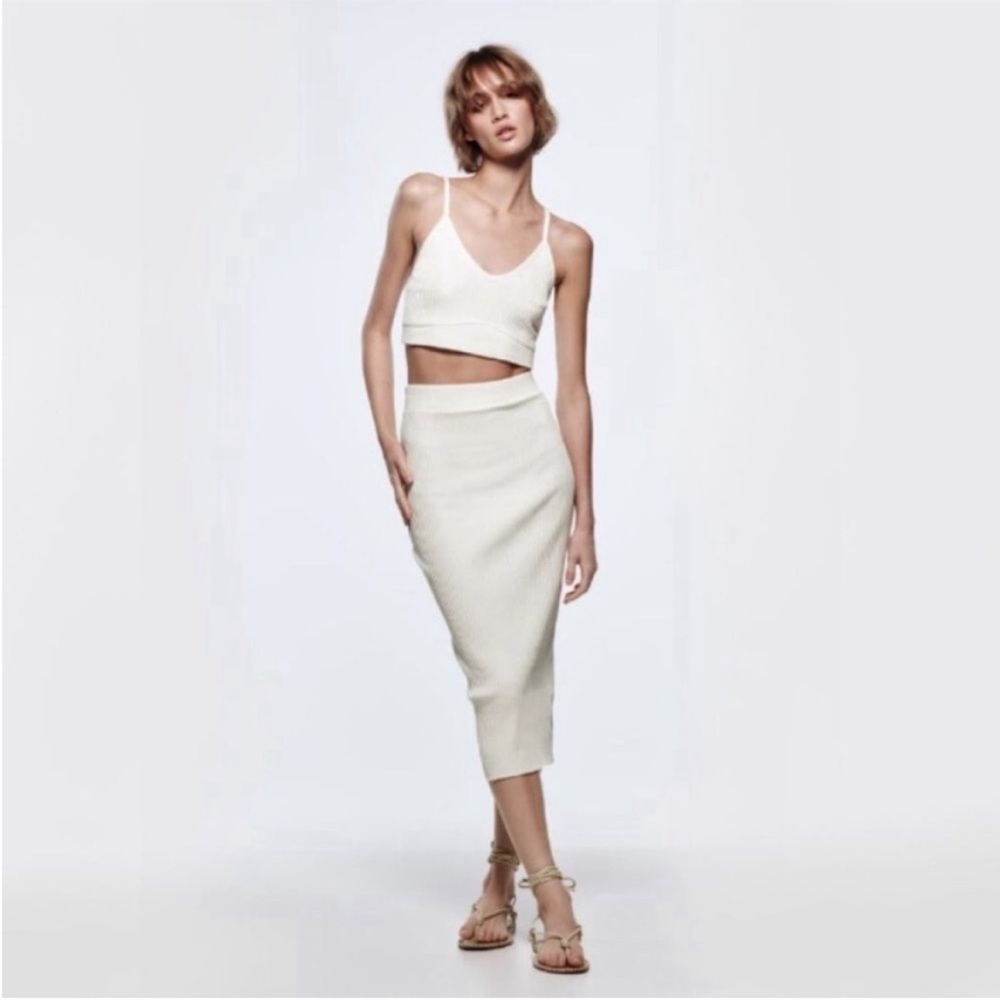 Zara Knit Pencil Skirt